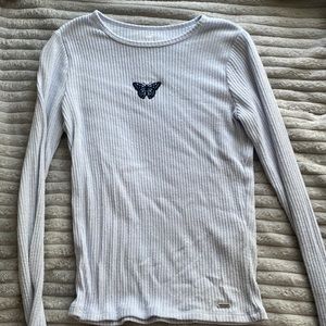 Hollister blue long sleeve